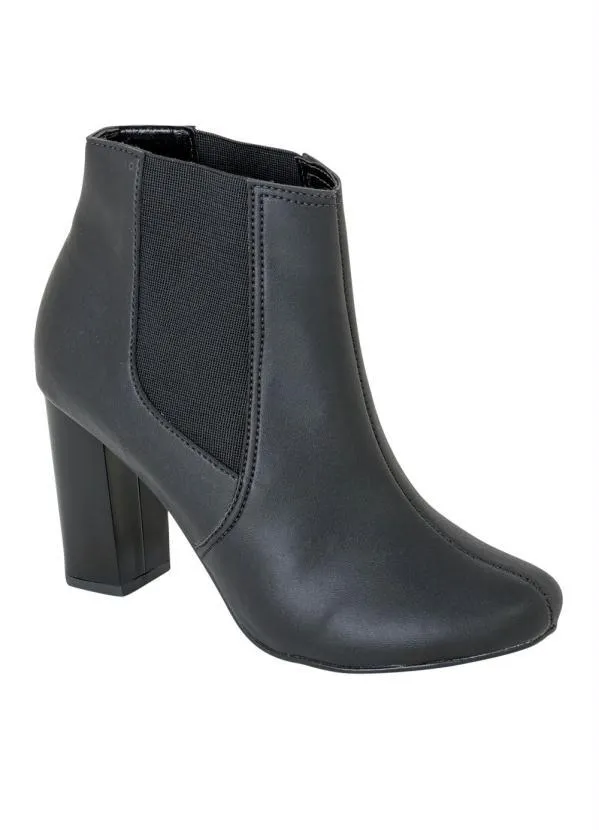 Perfecta - Bota com Elástico no Cano Preta