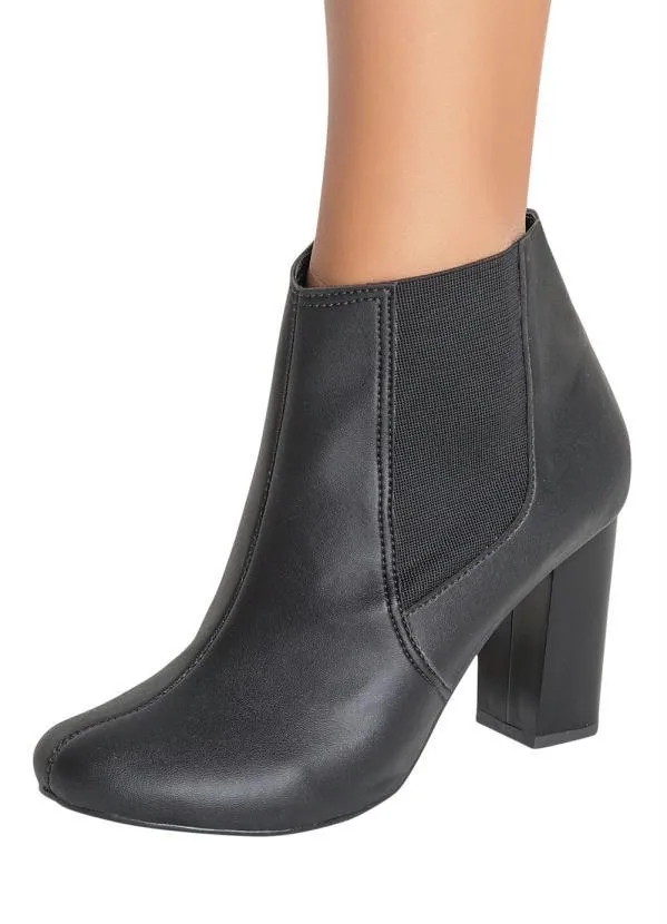 Perfecta - Bota com Elástico no Cano Preta 4