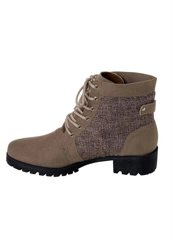 Perfecta - Bota Bege em Camurça 3