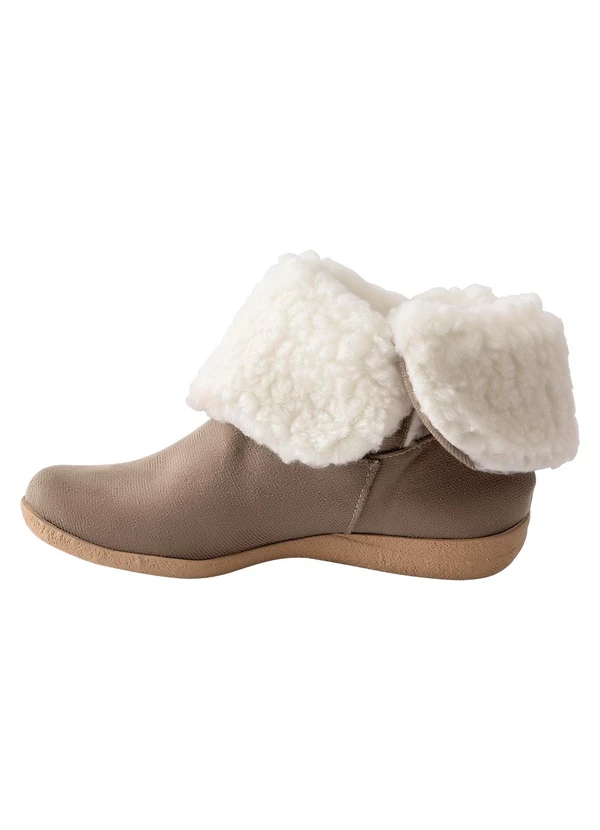 Perfecta - Bota Bege em Camurça 3