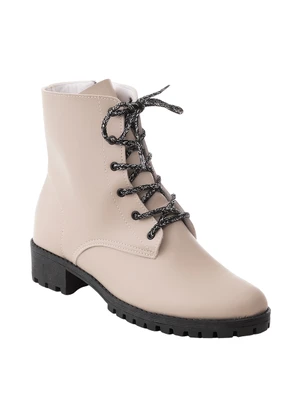 Perfecta - Bota Bege em Sintético - PERFECTA