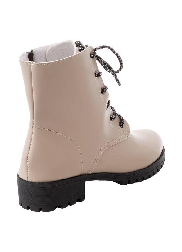 Perfecta - Bota Bege em Sintético 2