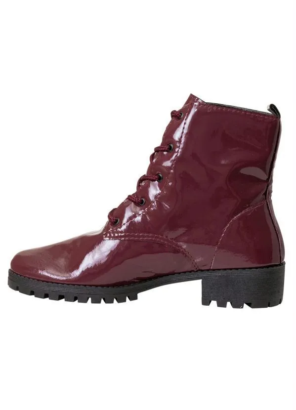 Bota Bordô em Verniz Perfecta - Main Image