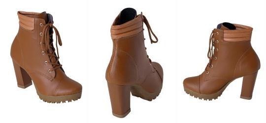 Bota Caramelo em Sint�tico