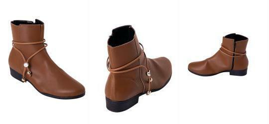 Bota Caramelo em Sinttico