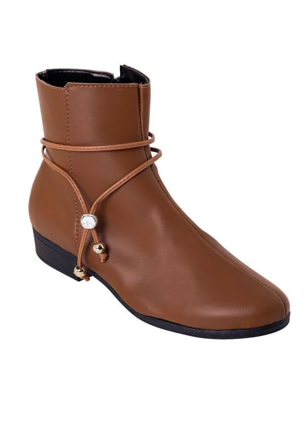 Bota Caramelo em Sintético Perfecta