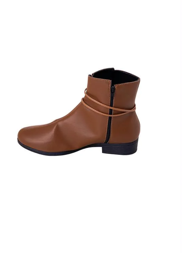 Perfecta - Bota Caramelo em Sintético 3