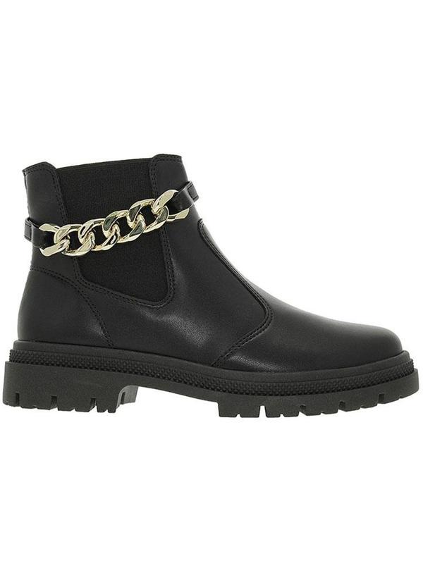 Rovitex - Bota Chelsea Tratorada com Corrente Preto