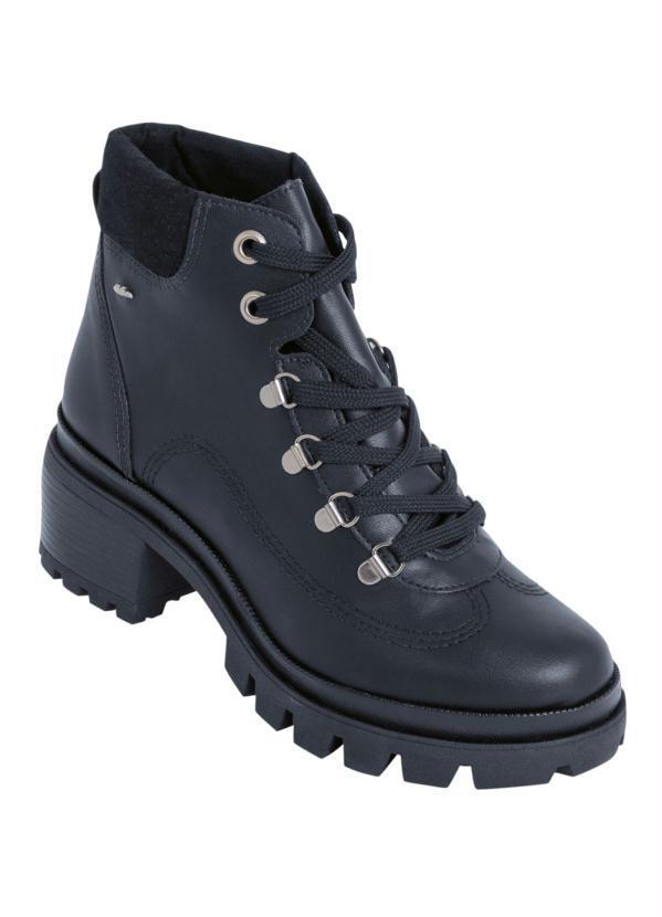 Dakota - Bota Dakota Preta com Solado Tratorado