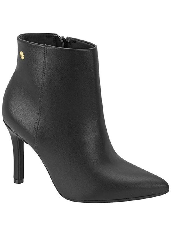 Rovitex - Bota Feminina Bico Fino Cano Curto Preto 2