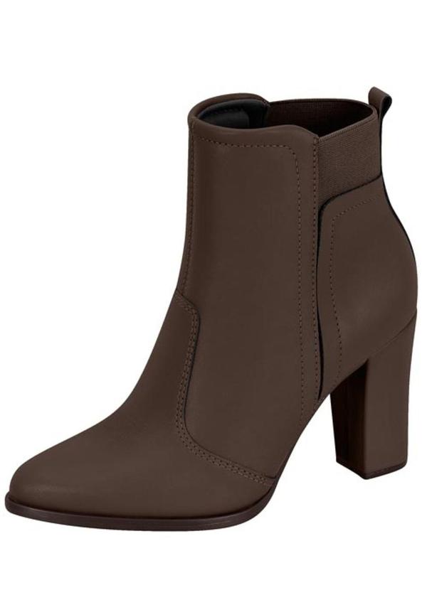 Rovitex - Bota Feminina com Salto Médio Marrom 3