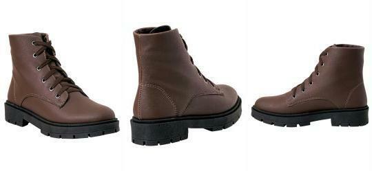 Bota Feminina Marrom em Sinttico