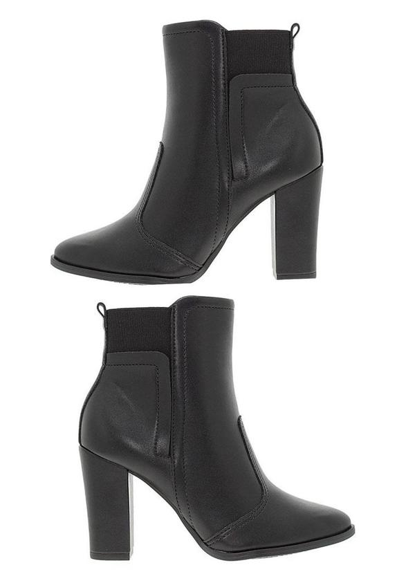 Rovitex - Bota Feminina Salto Médio Preto