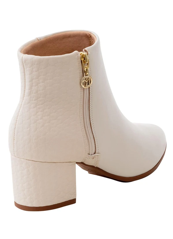 Modare - Bota Modare Off White em Sintético 2