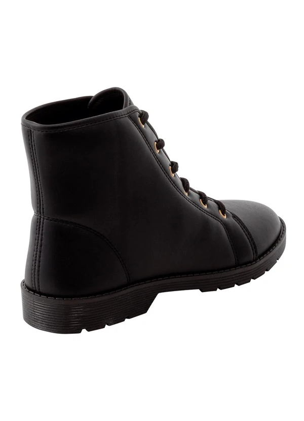 Moleca - Bota Moleca Preta em Sintético 3