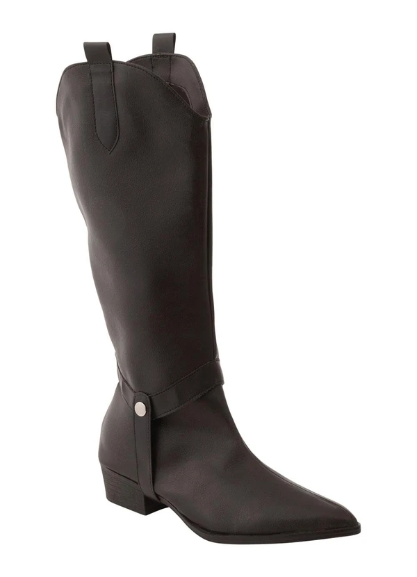 Perfecta - Bota Preta com Duas Formas de Uso 6