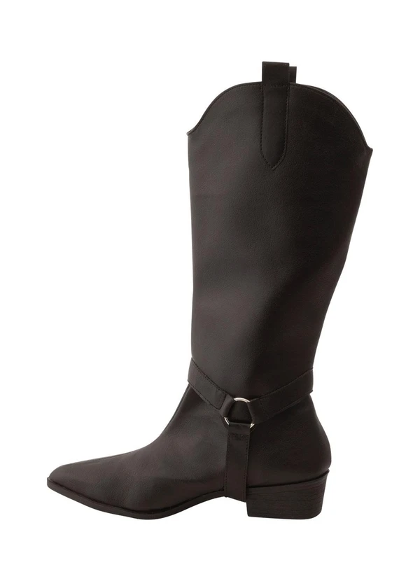 Perfecta - Bota Preta com Duas Formas de Uso 8