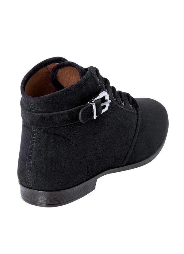 Outlet - Bota Preta em Camurça Sintética 2