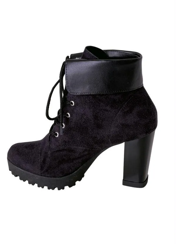 Perfecta - Bota Preta em Camurça 3