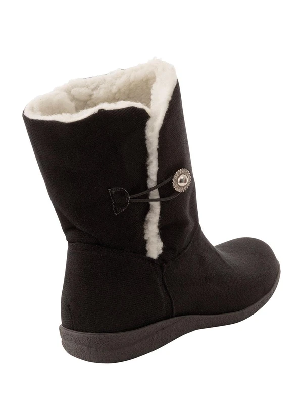 Perfecta - Bota Preta em Camurça 2