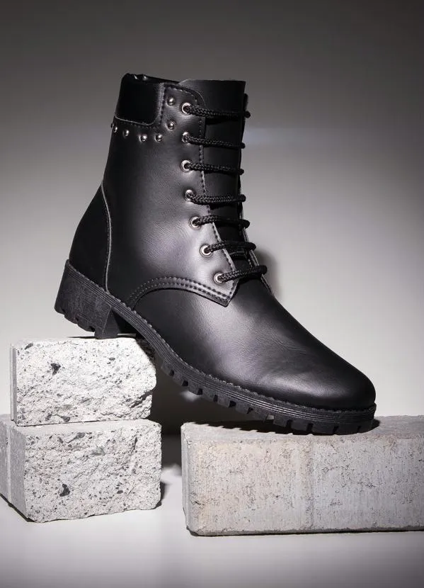 Perfecta - Bota Preta em Sintético