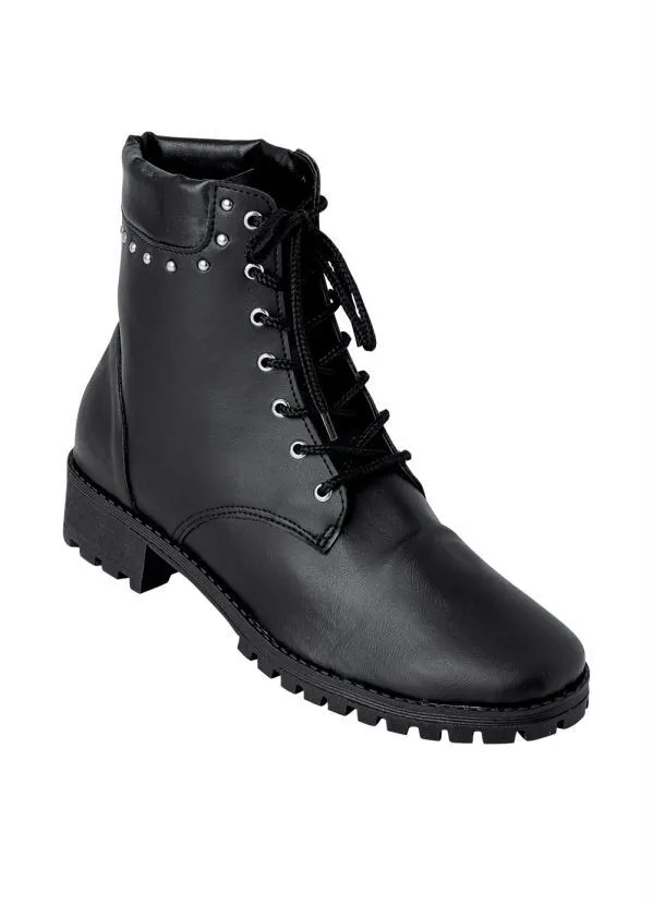 Perfecta - Bota Preta em Sintético 2