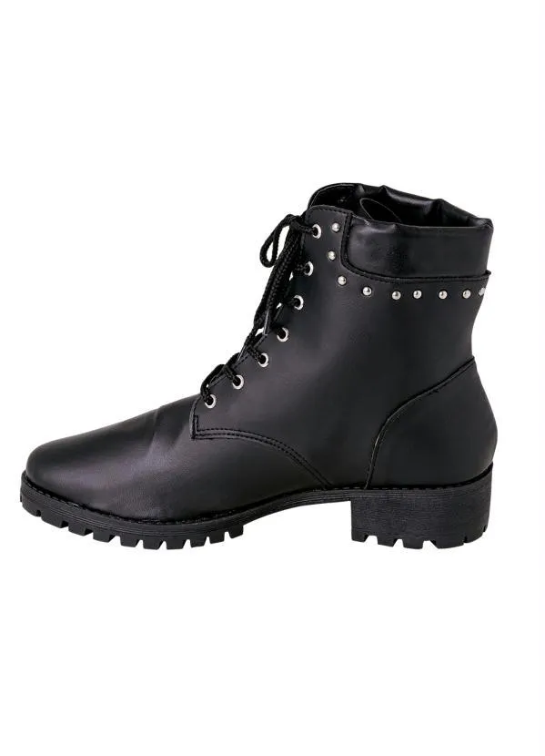 Perfecta - Bota Preta em Sintético 4