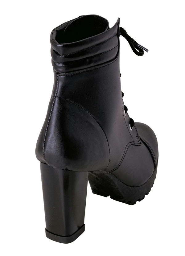 Perfecta - Bota Preta em Sintético 4