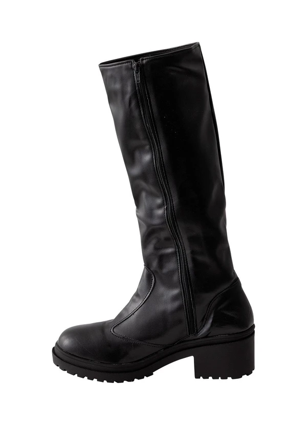 Perfecta - Bota Preta em Sintético 3