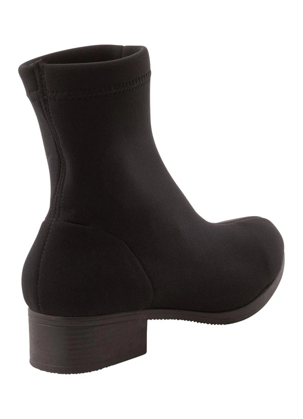 Perfecta - Bota Preta em Tecido 2