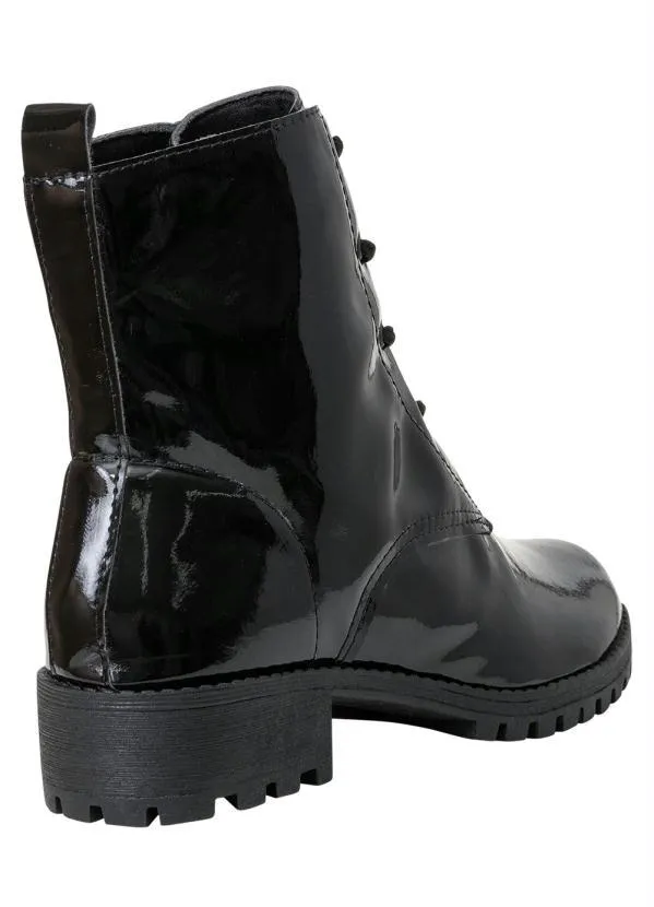 Perfecta - Bota Preta em Verniz 4