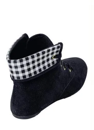 Perfecta - Bota Preto em Camurça - PERFECTA