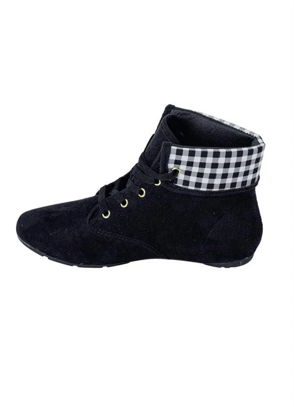 Perfecta - Bota Preto em Camurça 3