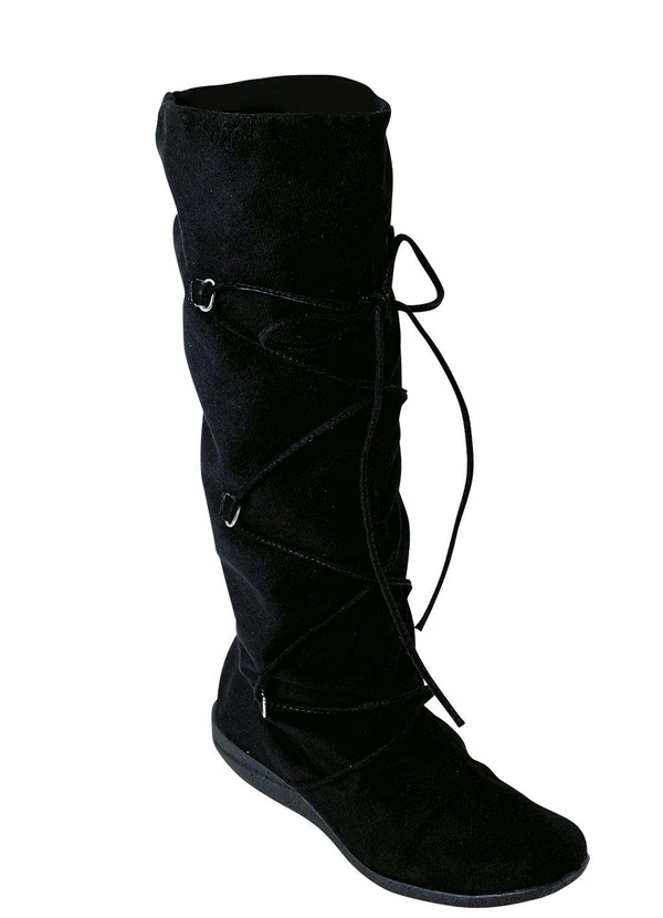 Perfecta - Bota Preto em Camurça 5