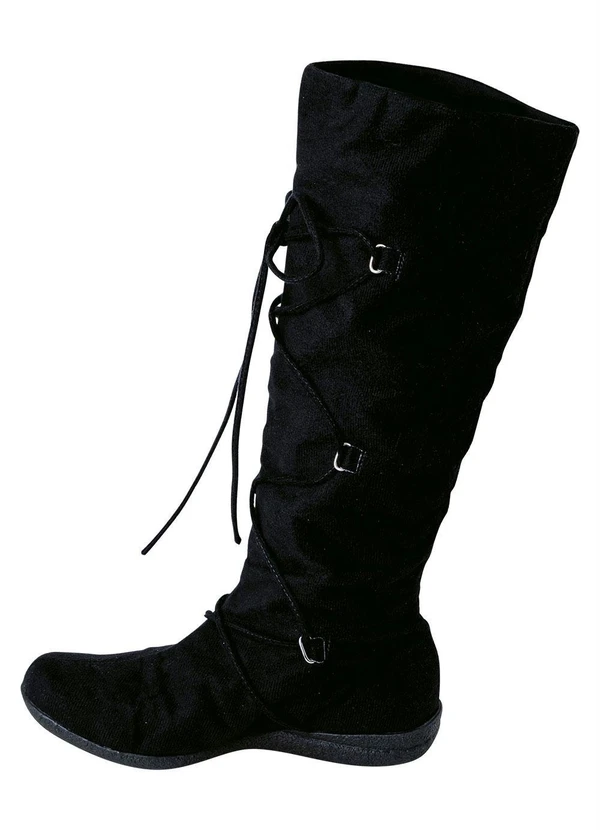 Perfecta - Bota Preto em Camurça 7