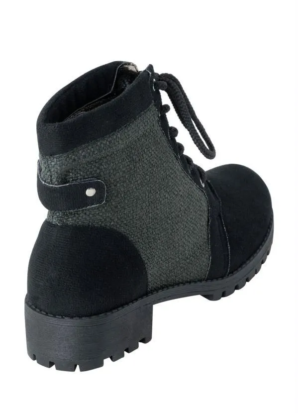 Perfecta - Bota Preto em Camurça 2