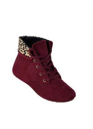 Perfecta - Bota Vinho em Camurça - PERFECTA