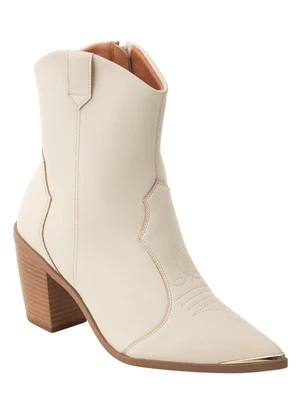 Bota Vizzano (Off White) em Sintético - VIZZANO