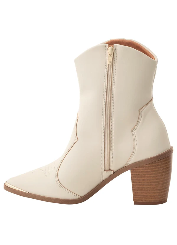 Vizzano - Bota Vizzano Off White em Sintético 3