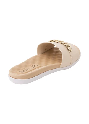 Chinelo Beira Rio (Creme) em Sintético - BEIRA RIO