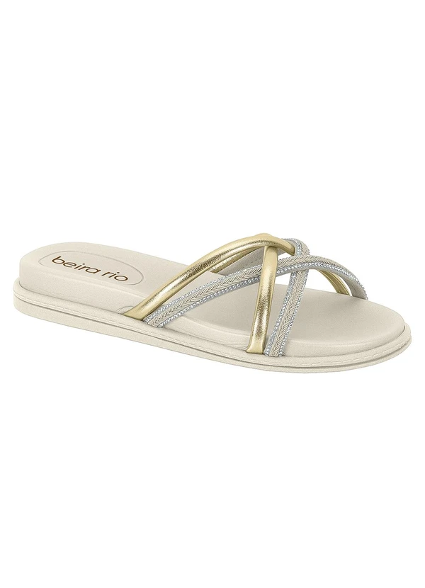 Beira Rio - Chinelo Beira Rio Dourado