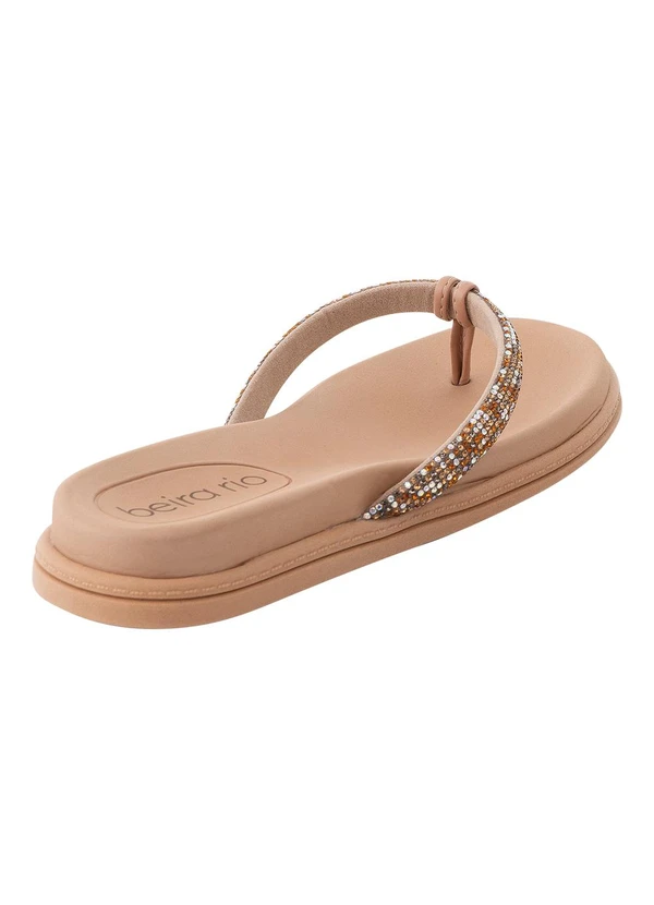 Beira Rio - Chinelo Beira Rio Nude em Sintético 2