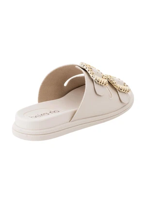 Chinelo Beira Rio (Off White) em Sintético - BEIRA RIO