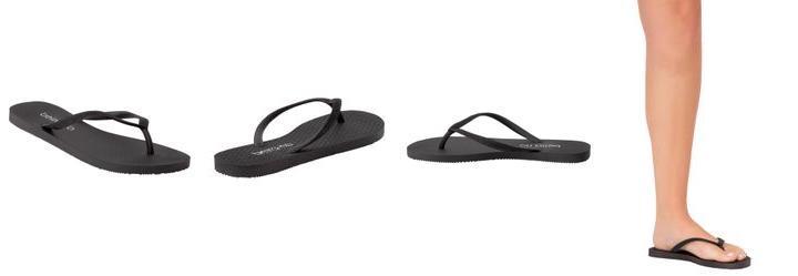 Chinelo Beira Rio Preto em Pvc