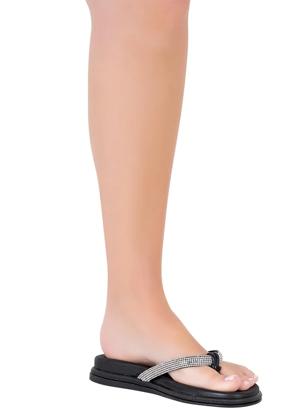 Beira Rio - Chinelo Beira Rio Preto em Sintético 4