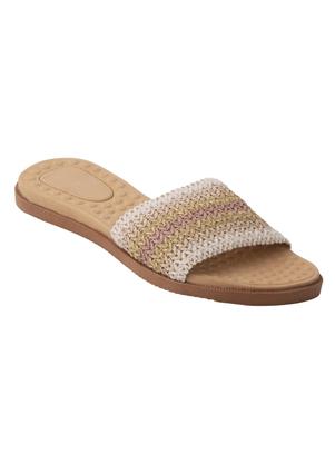 Chinelo (Creme) em Tecido