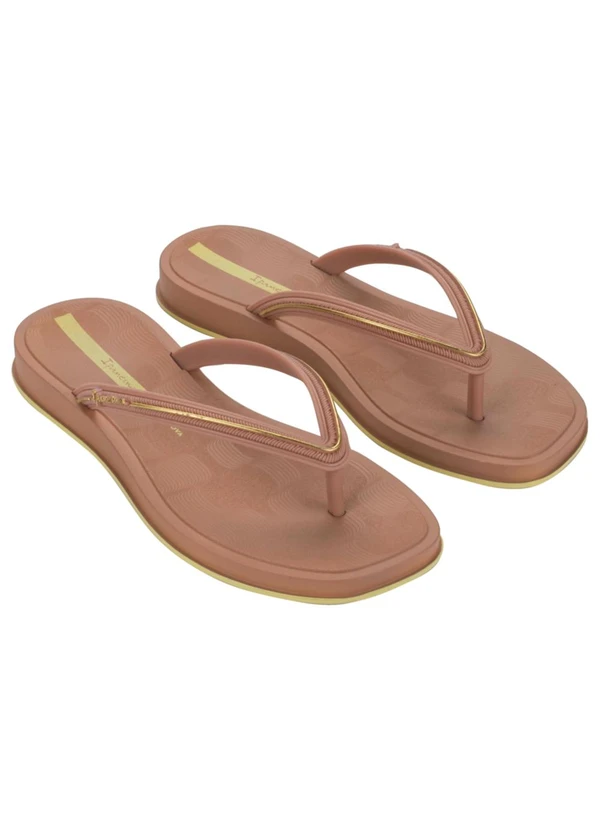 Ipanema - Chinelo Glow Dedo Br746 Dourado