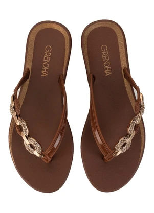 Ipanema - Chinelo Grendha Essencial Marrom - IPANEMA