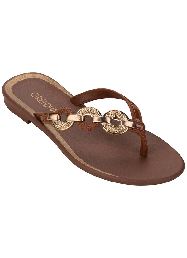 Ipanema - Chinelo Grendha Essencial Marrom