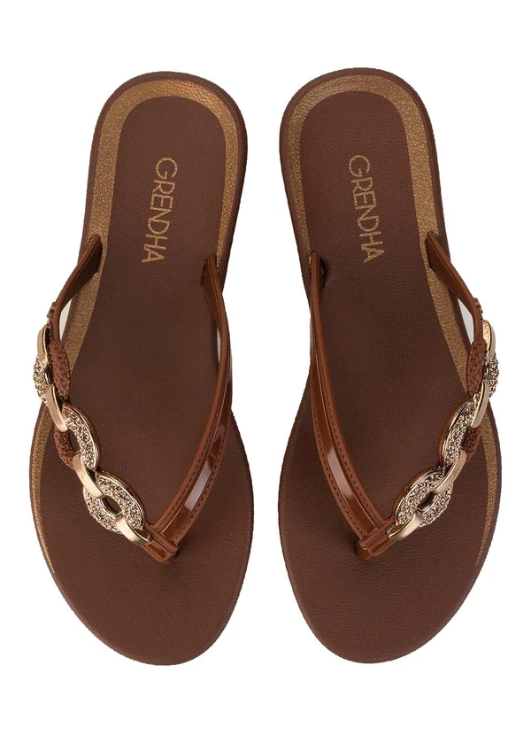 Ipanema - Chinelo Grendha Essencial Marrom 2